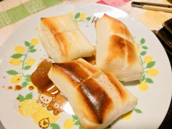 真夜中に急に餅が食べたくなった