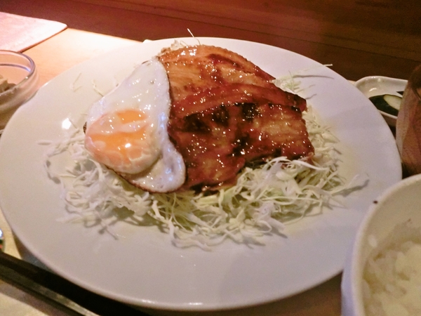 豚カルビ焼き
