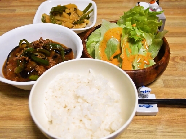 ８月２７日の晩ごはん