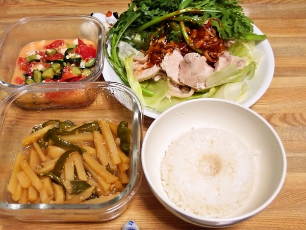 ８月２９日の夕食
