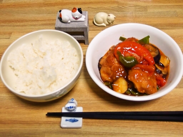 ８月３０日の晩ごはん