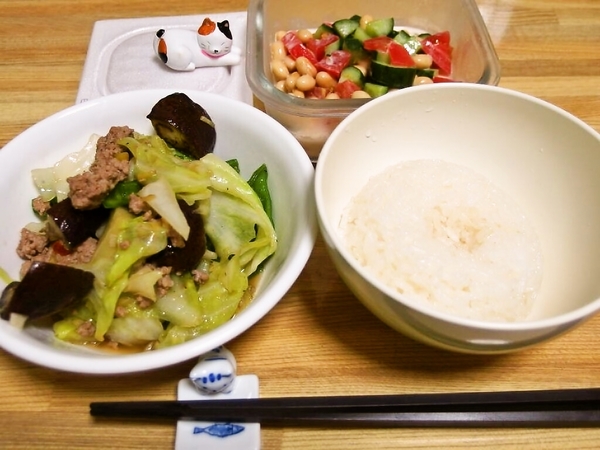 ９月１日の晩ごはん