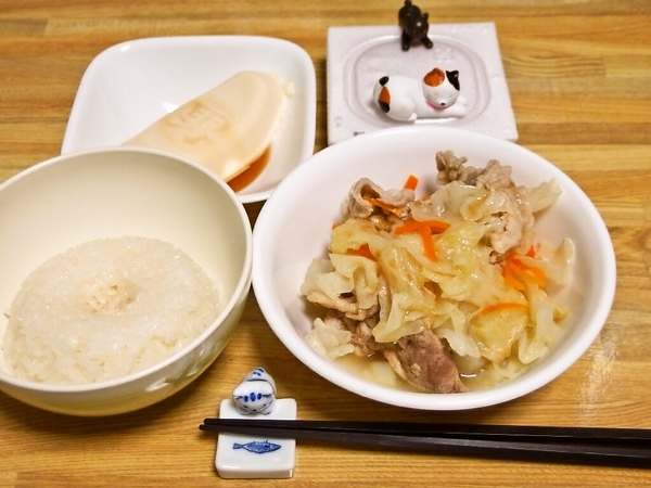 ９月６日の晩ごはん