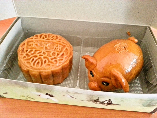 Homemade 全家福 mooncake