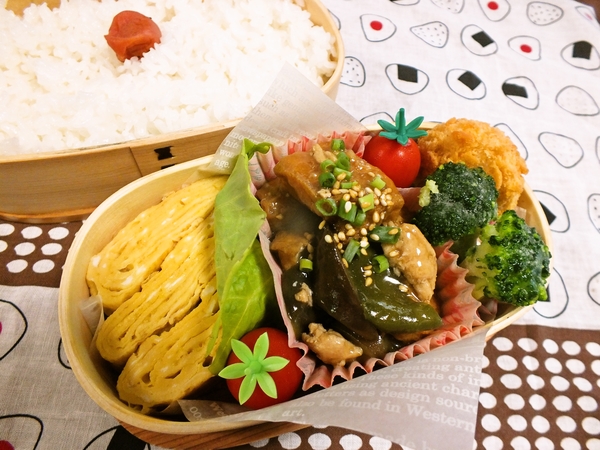 なすと厚揚げのとろとろ煮弁当