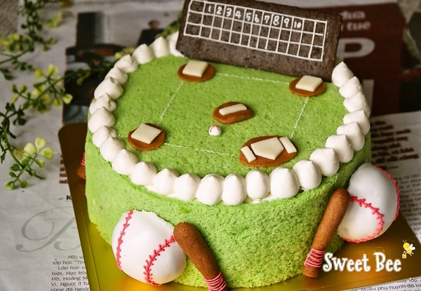 野球ケーキ
