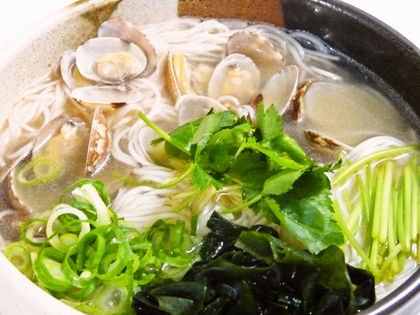 あさりのにゅうめん