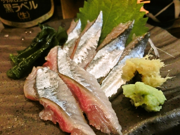 サンマのさしみ
