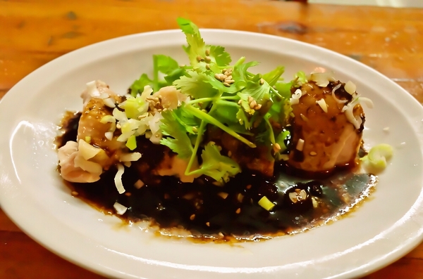 蒸し鶏