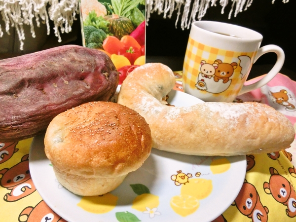 普通の朝食兼昼食