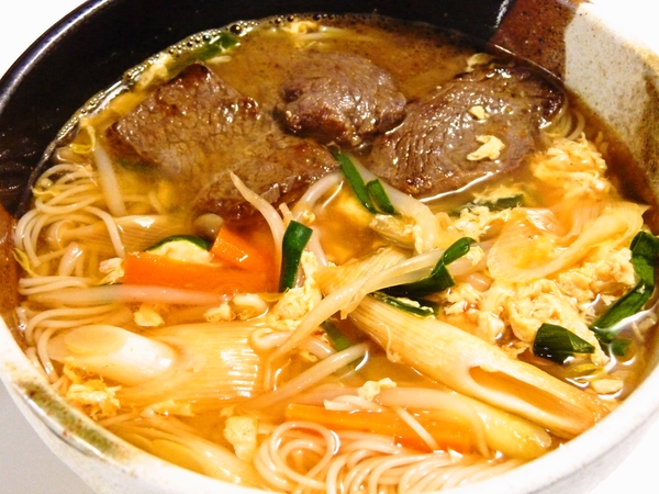 カルビクッパ風にゅうめん