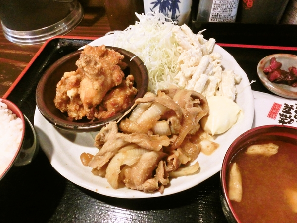 ランチ　備長扇屋