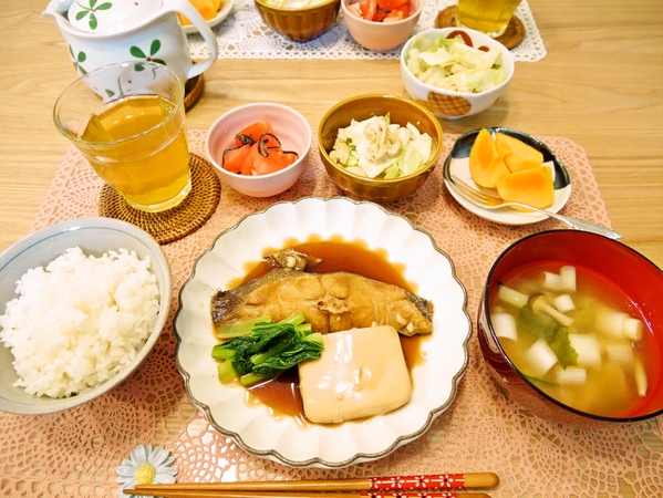 お家ご飯 ヒラメの煮付け