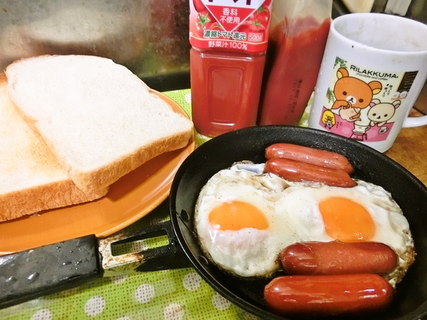 ありがちな朝食
