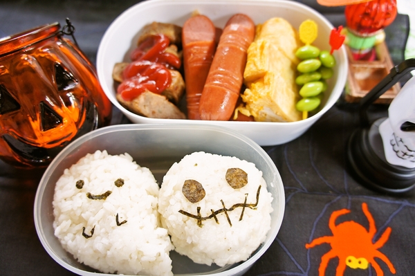 オバケちゃん＆スケリントンdeハロウィン弁当