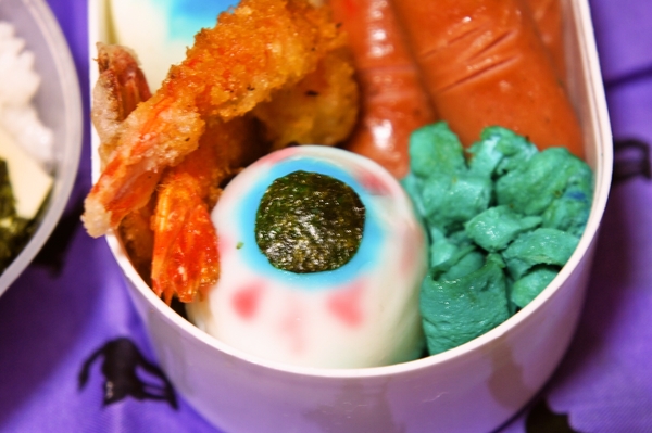 ハロウィンに☆ゆで卵deかんたん血走り目玉