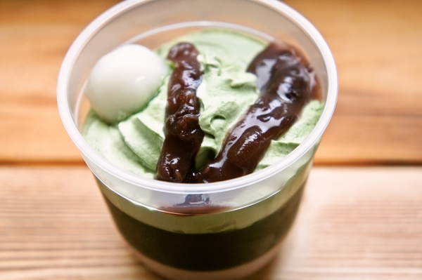 白玉小倉抹茶パフェ