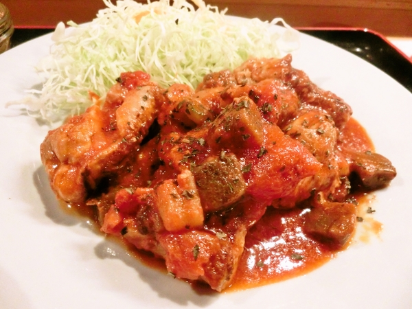 鶏のトマトカチャトーラ