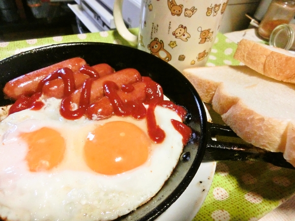 普通の昼食