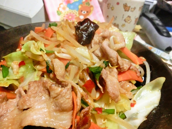 肉野菜炒め　中華風