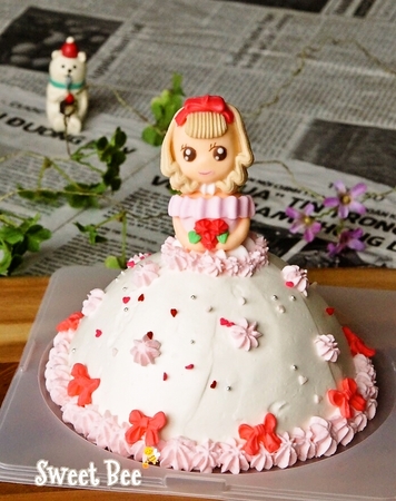 プリンセスドールケーキ