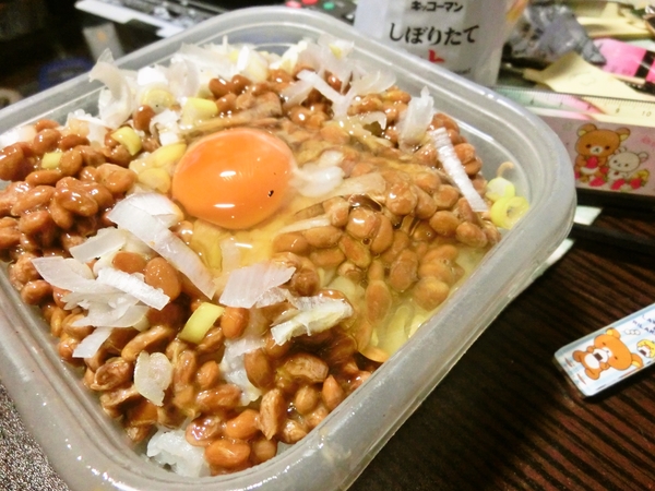 納豆でご飯
