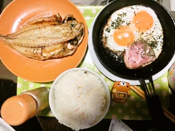 シンプルな夕食