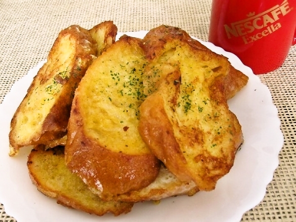 日曜朝のフレンチトースト