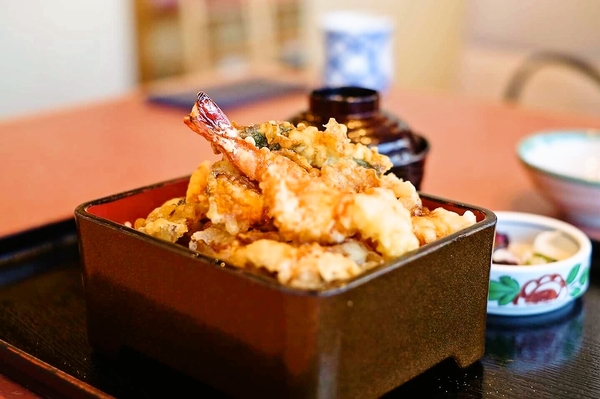 天丼などでの。