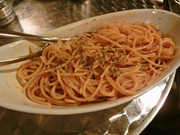 ミートソースパスタ