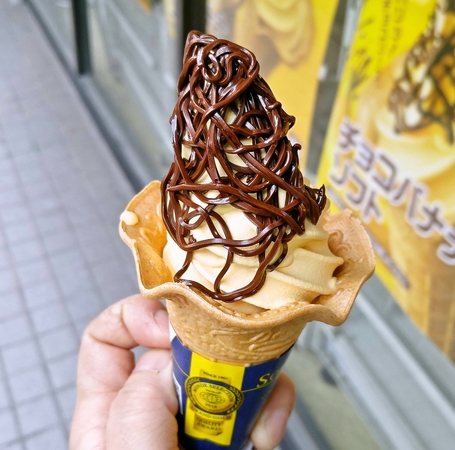 チョコバナナソフト☆