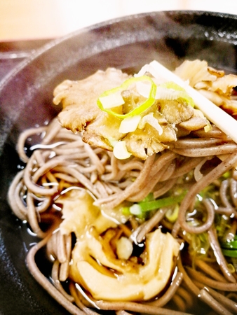 天然まいたけ蕎麦