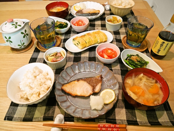 ブリの塩焼き