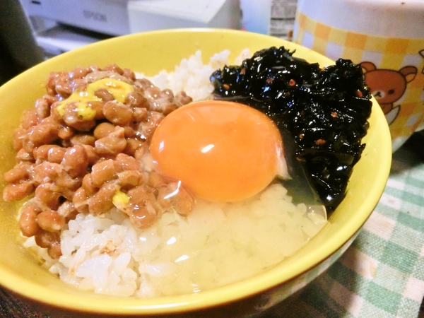 普通の朝食