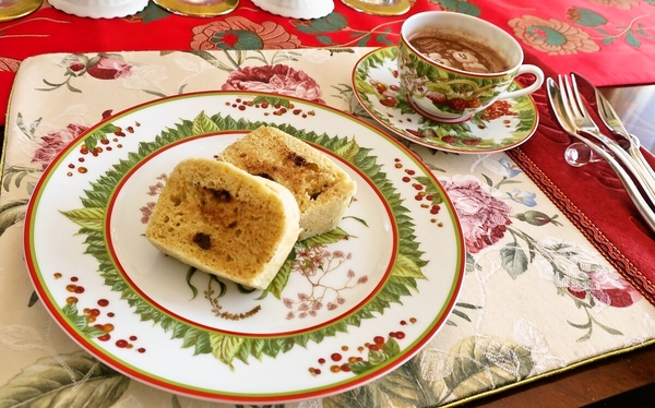 レンジでケーキ　バナナ＆チョコチップ