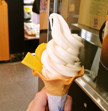 芋ようかんソフトクリーム☆