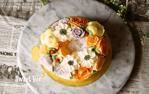 フラワーケーキ