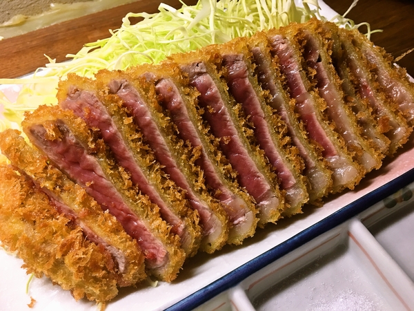 ブラックアンガスの牛カツ(牛かつ)
