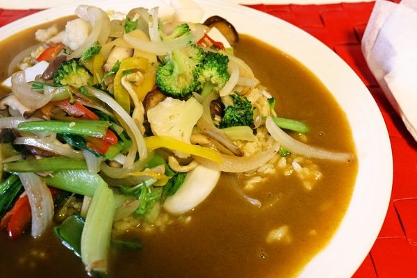 京都、Y（イグレック）の野菜カレー