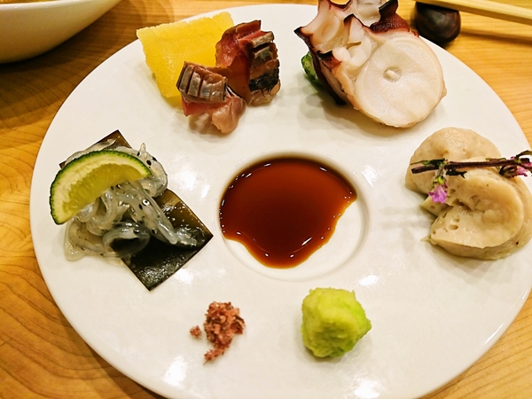 おしどりさんの刺身盛り合わせ