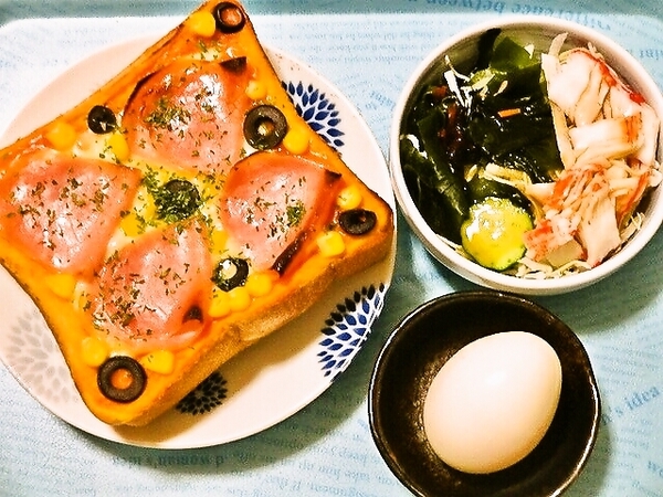 今日の朝食