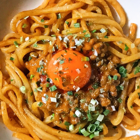 納豆坦々うどん