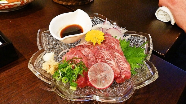絶品馬刺し
