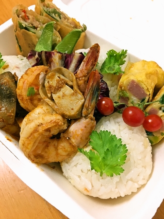 カフェアヤムGWのエスニックお弁当