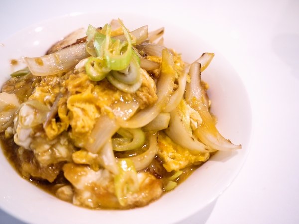 甘辛豆腐の卵とじ