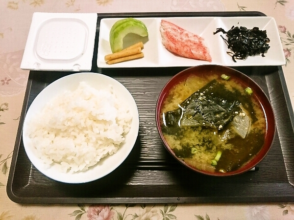 今日の朝食