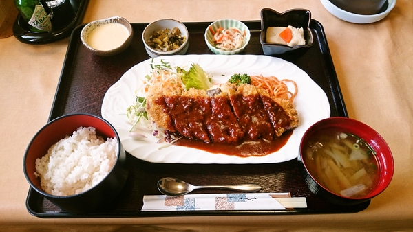 ビーフカツ定食＠福知山の神戸屋