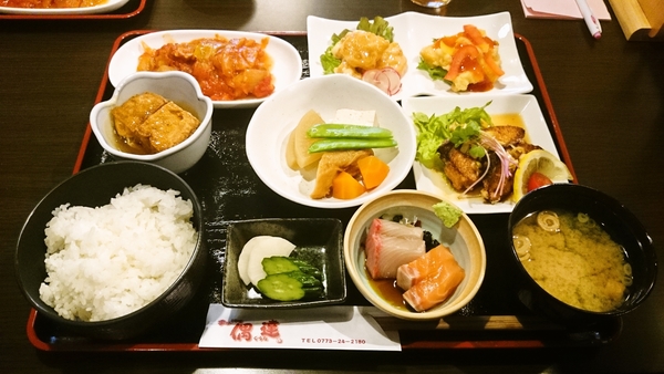 偶達＠福知山の日替わりランチ（９５０円）