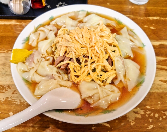 冷やし中華ワンタンメン☆