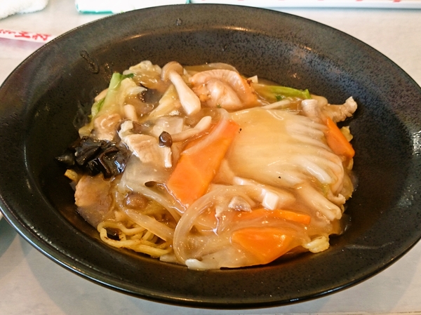 餃子を１日に２００万個売る中華のお店の「あんかけ焼きそば」